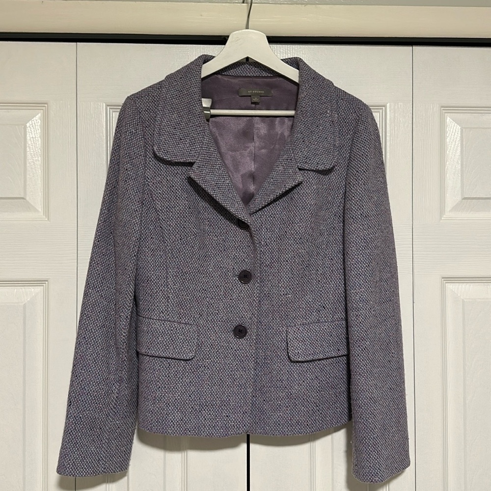Beautiful and warm lavender blazer